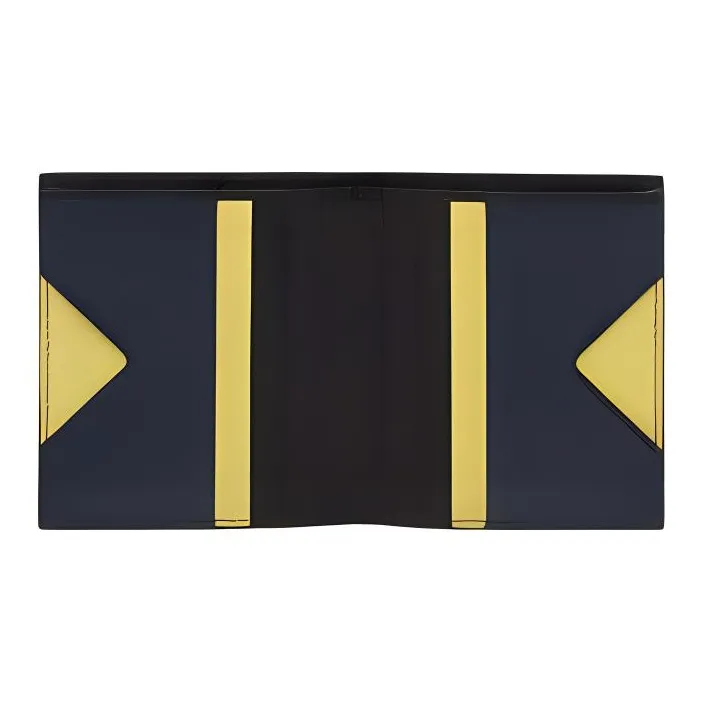 PRADA Genuine Leather Wallet Men's Black-1