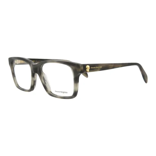 Alexander McQueen Eyeglass Frames Unisex Tortoiseshell