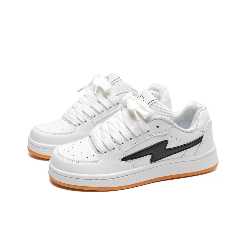 OAOQ Cushioning Height Increasing Abrasion Resistant Lightweight Mat Low Top Casual Shoes Unisex-9