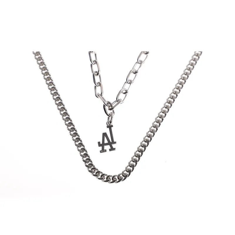 MLB Los Angeles Dodgers Necklaces Unisex Silver-0