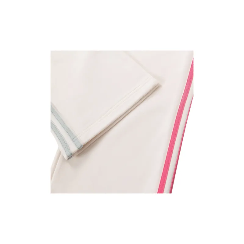 Adidas Casual Pants Women's Pink White-3