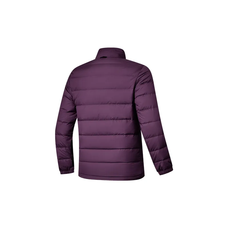 QIAODAN Mountain God Series Windbreaker Jackets Men Black/Lozenge Purple-5