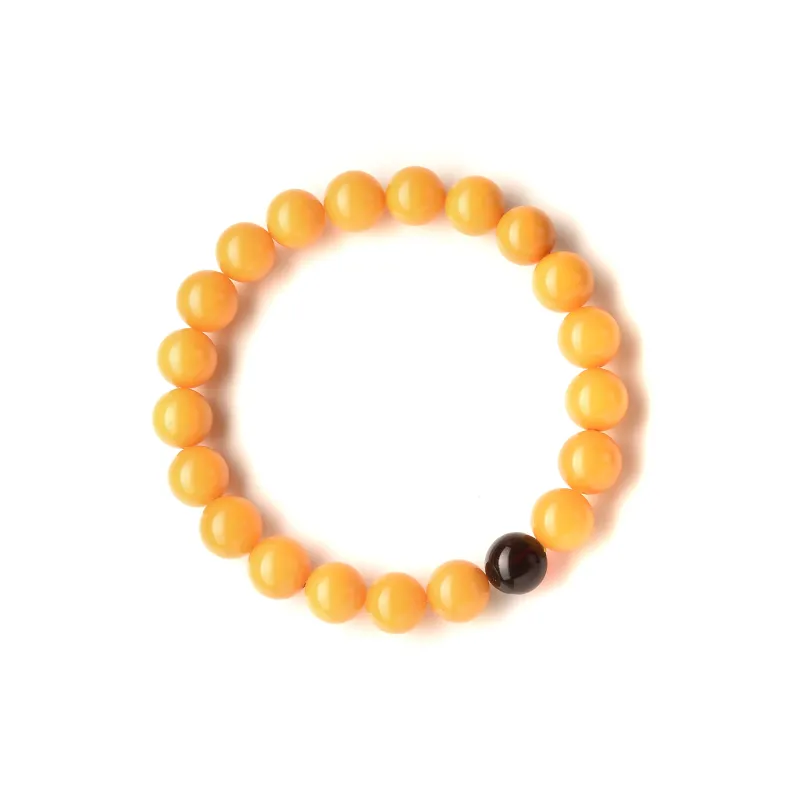 Abby's Wonderland Blood Amber Jade Bracelets Unisex-0