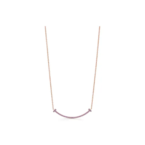 TIFFANY & CO. Tiffany T Necklaces Women's Rose Gold