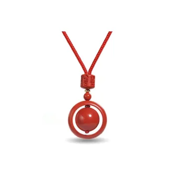 Sweet Kisses Reconstructed Cinnabar Necklaces Unisex