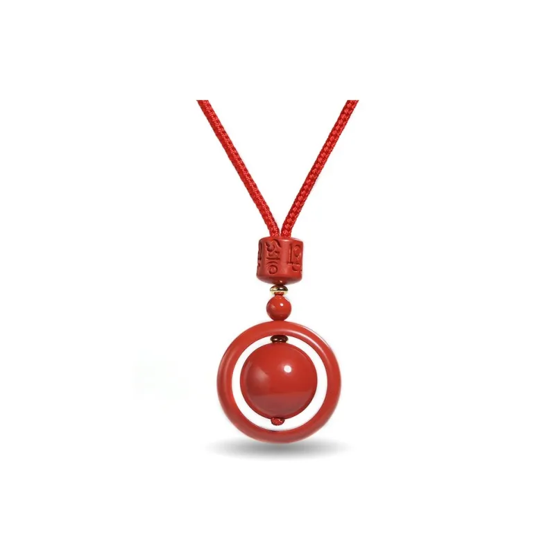 Sweet Kisses Reconstructed Cinnabar Necklaces Unisex-0
