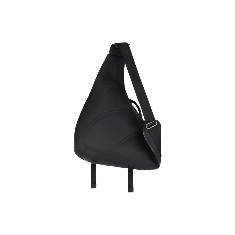 Givenchy 4G Zip Closure Triangle Bag Sling Bag Medium Size Men's Black-2