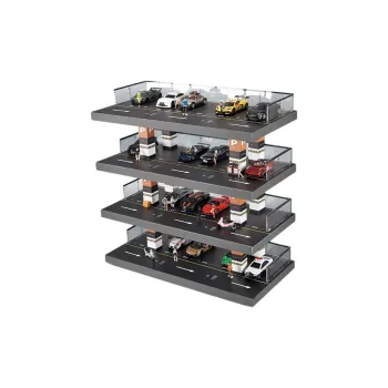 Kavi 1 64 Car Building Parking Lot Garage Storage Display Stand Model Accessories