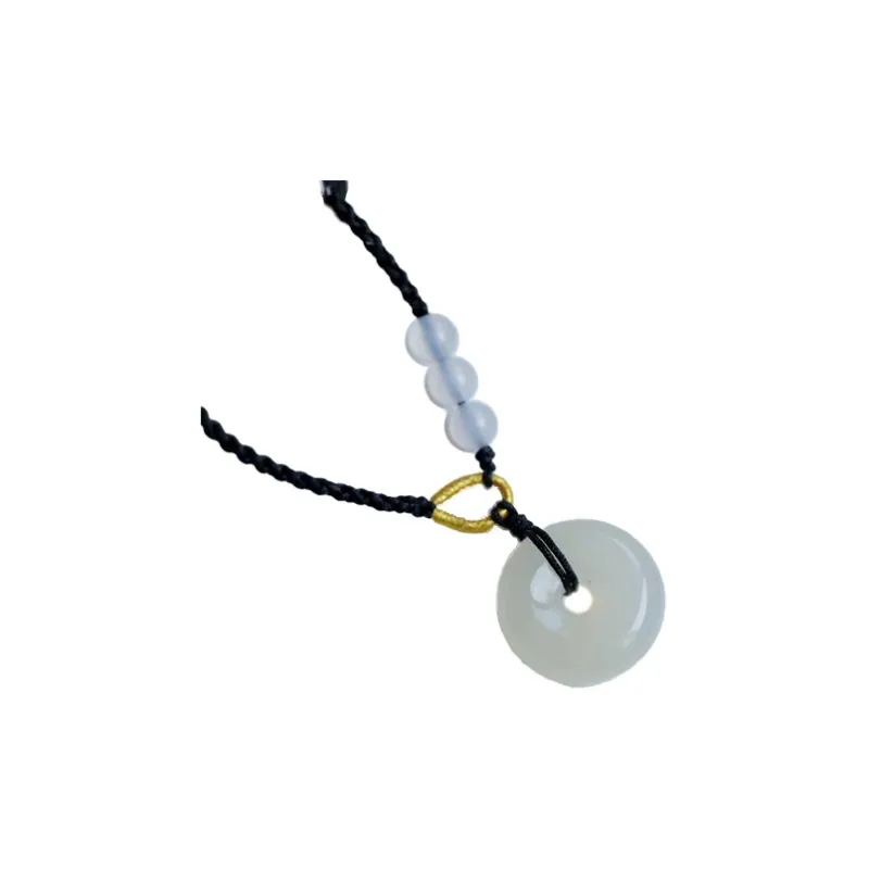 Carp Crystals Chalcedony Necklaces Unisex-1