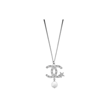 CHANEL 2014 Cc Faux pearl Necklace