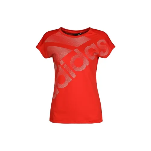 Adidas T-Shirts Women's Red