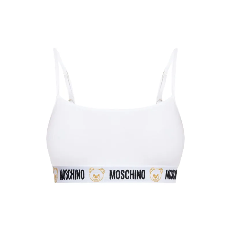 MOSCHINO Logo Band Bra-0