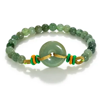 North Cain Bean Type Jadeite Bracelets Unisex