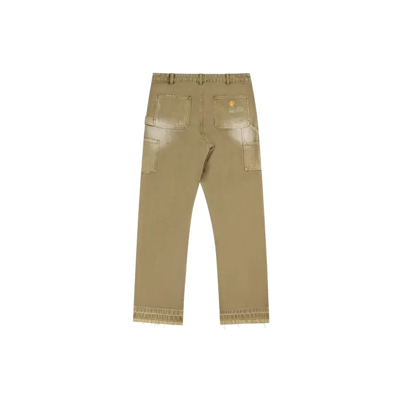 False Perception Jeans Unisex Khaki-1
