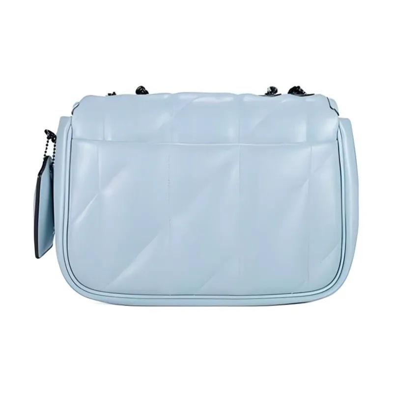 COACH Shoulder Bag With Quilting Pillow Madison Dove Grey-3