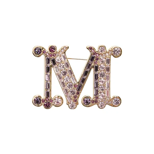 MaxMara Metal Plexiglass Brooches Women's Multicolor