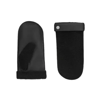 HERMES Small Lambswool Gloves Unisex Black