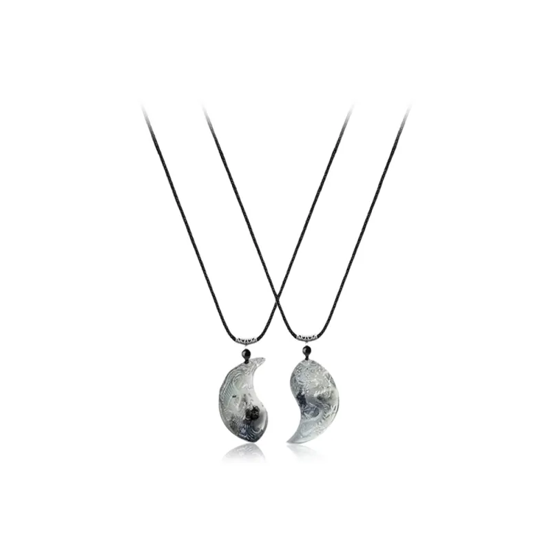 Inkopper Resin Necklaces Unisex-0