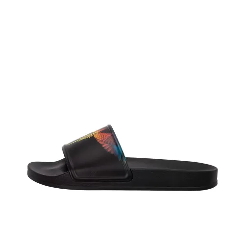 Marcelo Burlon Icon Wings Slides Black Multi