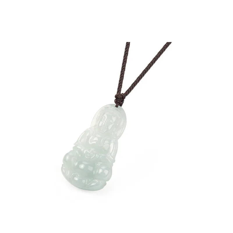 CHOW TAI FOOK Glutinous Jade Jadeite Necklaces Unisex-2