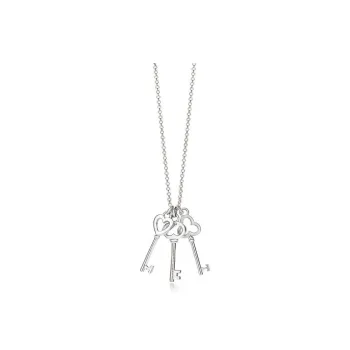 TIFFANY & CO. Necklaces Women's Silver