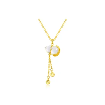 Far Mountain Joe Chalcedony Jade Necklaces Unisex