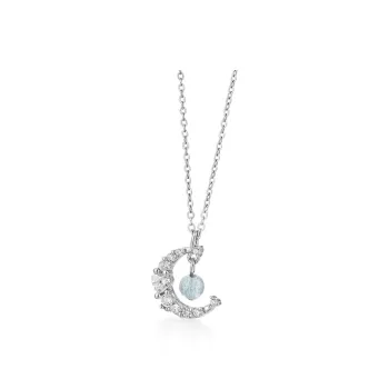 KADER S925 Silver Necklaces Women's Multiple Colors