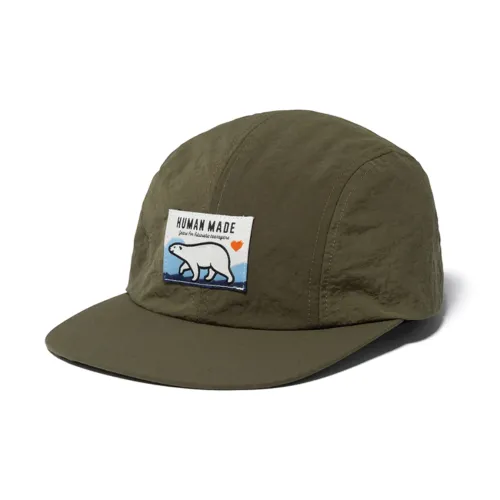 HUMAN MADE Baseball Caps Unisex Olive Green