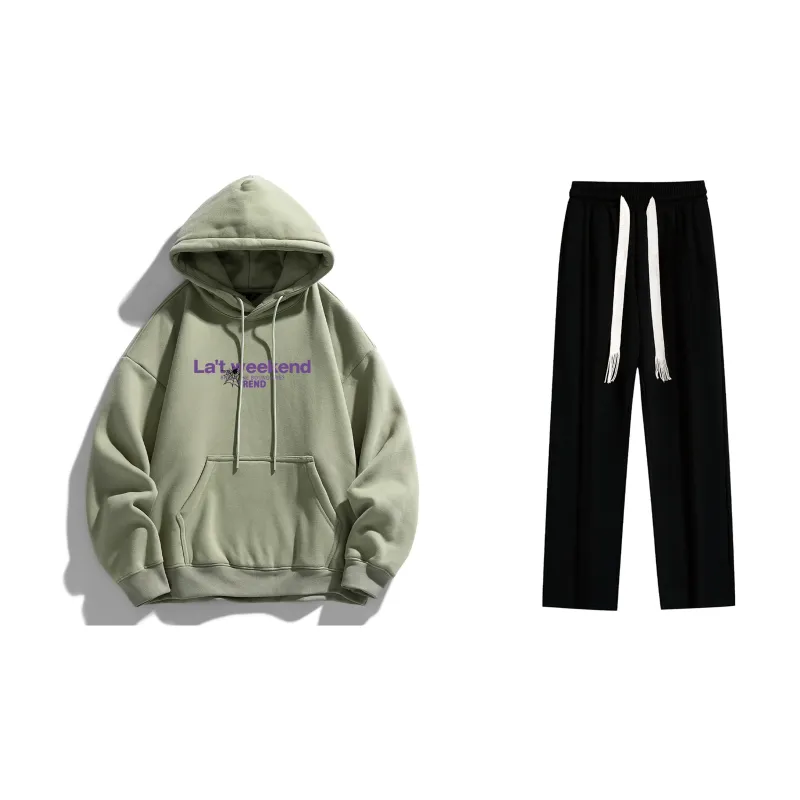 LA'T.WEEKEND Sweatshirt Set Unisex-17