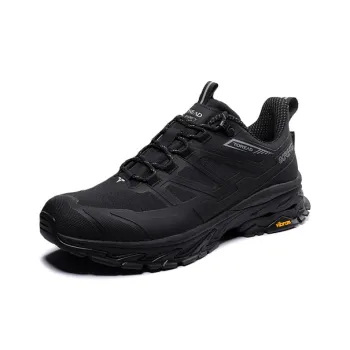 TOREAD Anti Slip Wear Resistant Low Top Trekking Shoes Women's Black Gray