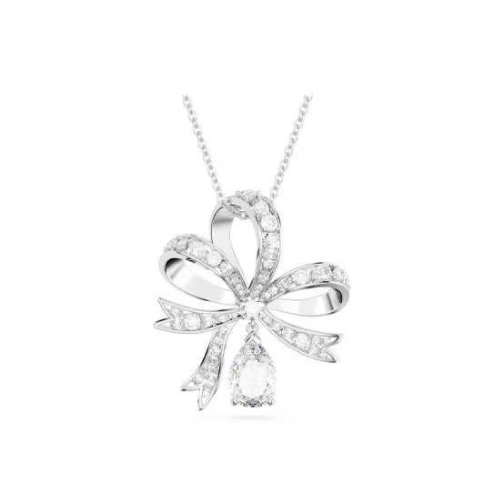 Swarovski Volta Bow-pendant Long Necklace-0
