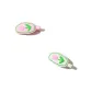 2 Pack (White+Pink)