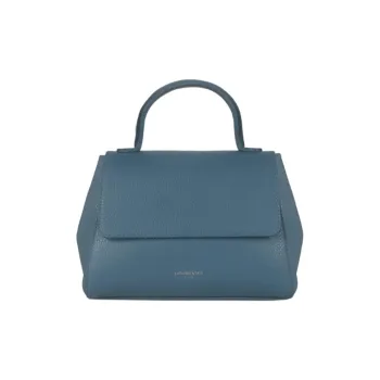 Le Parmentier Leather Handbag Regular Women's Blue