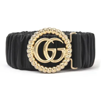 GUCCI Leather Belts Women's Black