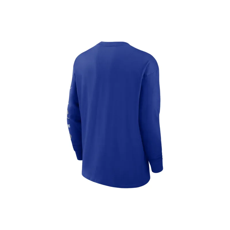 Nike Dallas Cowboys Rewind Max90 Pocket Men's Nike Nfl Long Sleeve T Shirt-1