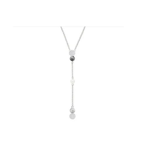 Swarovski Canopy White Gold Plated Necklaces Women's Silver