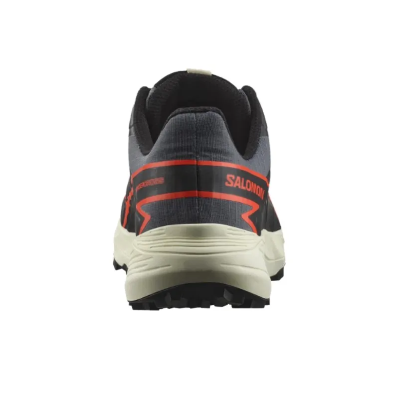 SALOMON Thundercross Anti Slip Wear Resistant Low Top Trail Running Running Shoes Men's Red Black-4