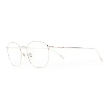 GUCCI Metal Irregular Shape Eyeglass Frames Women's Gold