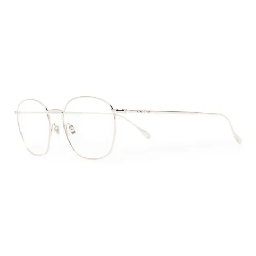 GUCCI Metal Irregular Shape Eyeglass Frames Women's Gold