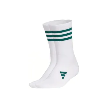 Adidas Mid Calf Socks Women's 1 Pack White/Forest Green