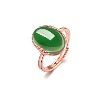 TAMINA Hetian Jade Bangles Women's Jasper