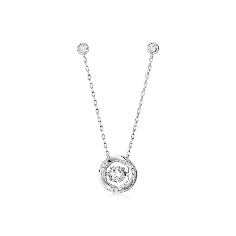 KADER 925 Sterling Silver Necklaces Unisex Silver white Gift Box-1