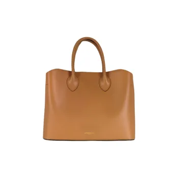 Le Parmentier Leather Tote Bag Shopping Bag Handbag Regular Women's Caramel