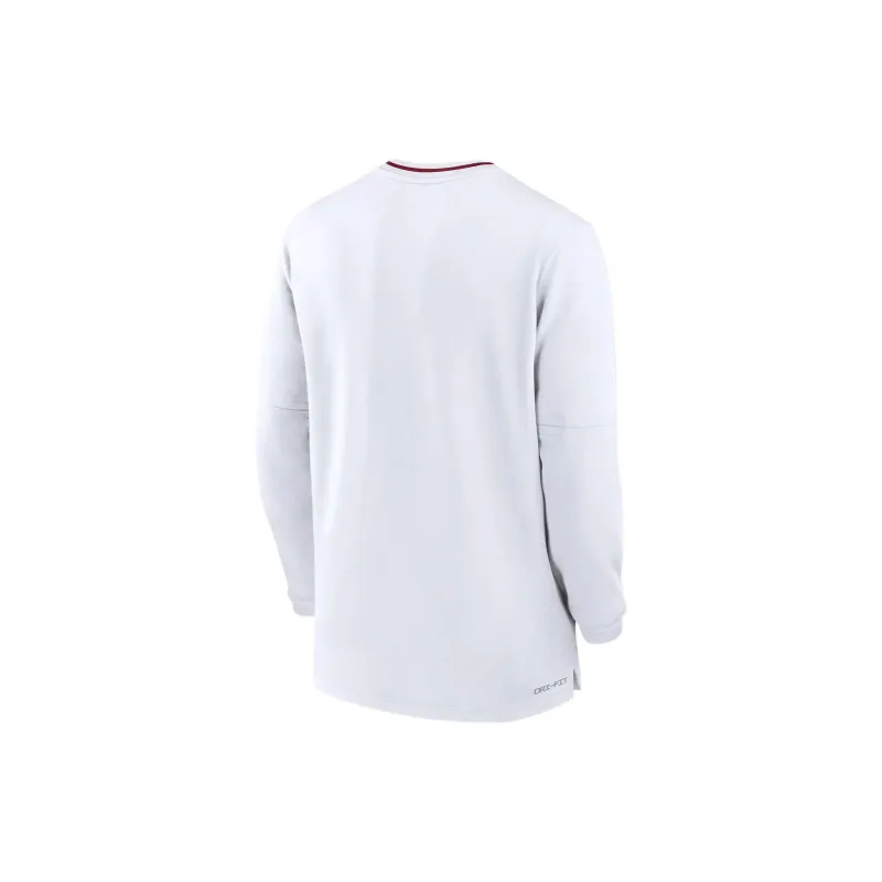 Nike Alabama Crimson Tide Sideline Coach Men's Nike Dri FIT College 1/2 Zip Long Sleeve Top-1