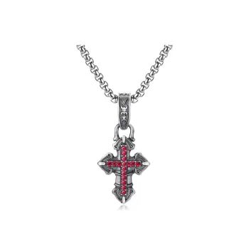 EVBEA Tin Titanium Steel Necklaces Men's