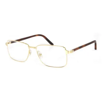 CARTIER Plate Frame Rectangular Eyeglass Frames Women's