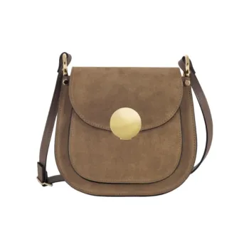Le Parmentier Calfskin Crossbody Bag Shoulder Bag Women's Taupe