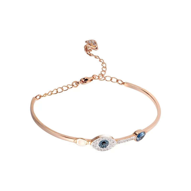 Swarovski Symbolica Alloy Necklace Bangle Set Women's Rose Gold-3