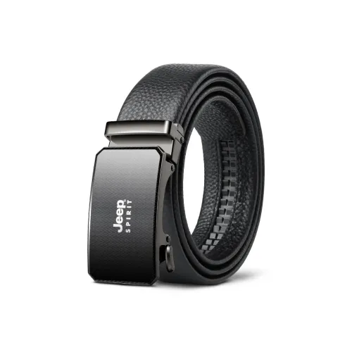 JEEP SPIRIT Business High End Automatic Buckle Cow Leather Belts Men's Width 3.5cm