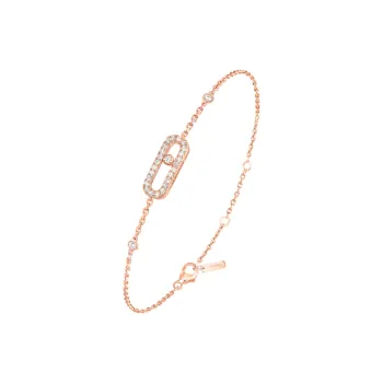 MESSIKA Rose Gold With Diamond Bracelets Women's